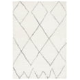 thumbnail image 1 of SAFAVIEH Kenya Marnie Diamond Area Rug, Ivory/Gray, 8' x 10', 1 of 8