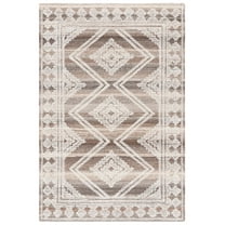 SAFAVIEH Kenya Rebeca Southwestern Area Rug, Brown/Ivory, 8' x 10'