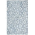 thumbnail image 1 of SAFAVIEH Kenya Shanika Diamond Area Rug, Blue/Ivory, 5' x 8', 1 of 9