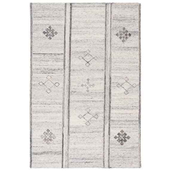 SAFAVIEH Kenya Tinley Geometric Area Rug, Brown/Beige, 3' x 5'