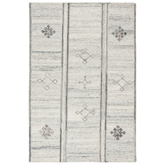 SAFAVIEH Kenya Tinley Geometric Area Rug, Brown/Beige, 8' x 10'