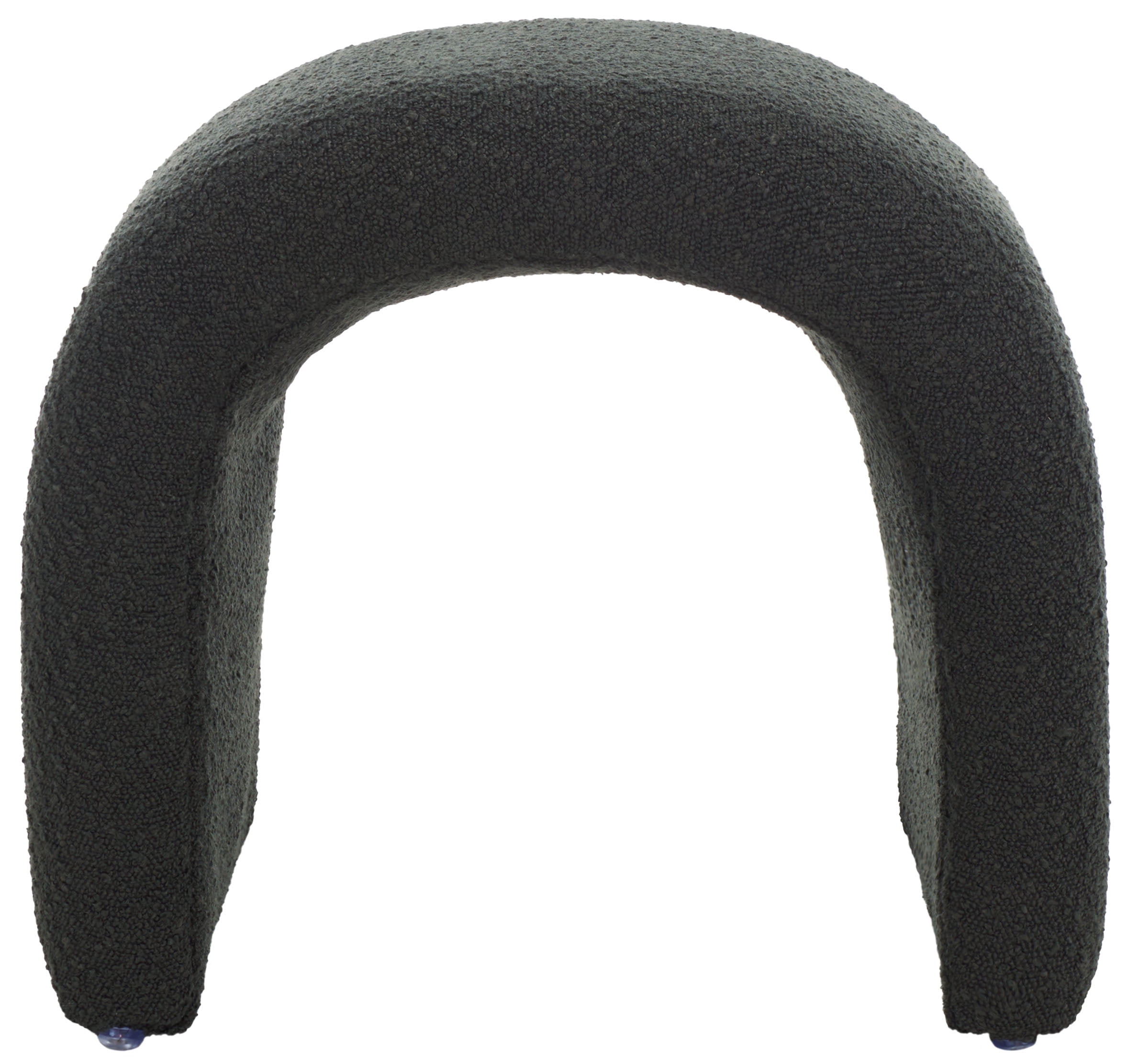 SAFAVIEH Kibo Modern Boucle Ottoman, Black