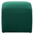 thumbnail image 1 of SAFAVIEH Kibo Modern Style n Shape Ottoman, Emerald ( 20.1 in. W x 18.3 in. D x 18.5 in. H), 1 of 9