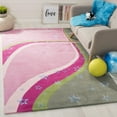 thumbnail image 1 of SAFAVIEH Kids Alyx Swirling Stars Area Rug, Green/Pink, 5' x 8', 1 of 6