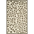 thumbnail image 1 of SAFAVIEH Kids Animal Lepoard Print Area Rug, Ivory/Grey, 5' x 8', 1 of 8