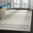 thumbnail image 1 of SAFAVIEH Kids Barcode Striped Wool Area Rug, Grey/Multi, 5' x 7', 1 of 6