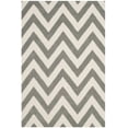 thumbnail image 1 of SAFAVIEH Kids Basic Chevron Wool Area Rug, Grey/Ivory, 3' x 5', 1 of 5