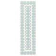 thumbnail image 1 of SAFAVIEH Kids Bordered Swivel Lattice Runner Rug, Turquoise/Ivory, 2'3" x 8', 1 of 8
