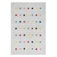 thumbnail image 1 of SAFAVIEH Kids Candelario Colorful Polka Dot Area Rug, Grey, 4' x 6', 1 of 2