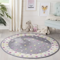 SAFAVIEH Kids Collection SFK101F Handmade Grey/Multi Rug