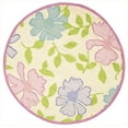 thumbnail image 1 of SAFAVIEH Kids Collection SFK376A Handmade Ivory/Pink Rug, 1 of 4