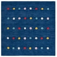 thumbnail image 1 of SAFAVIEH Kids Colorful Polka Dots Area Rug, Navy, 3' x 3' Square, 1 of 10