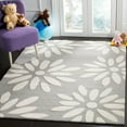 thumbnail image 1 of SAFAVIEH Kids Daisy Flowers Wool Area Rug, Grey/Ivory, 5' x 7', 1 of 6
