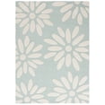 thumbnail image 1 of SAFAVIEH Kids Daisy Flowers Wool Area Rug, Teal/Ivory, 4' x 6', 1 of 7
