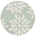 thumbnail image 1 of SAFAVIEH Kids Daisy Flowers Wool Area Rug, Teal/Ivory, 6' x 6' Round, 1 of 10