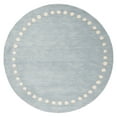 thumbnail image 1 of SAFAVIEH Kids Dotted Border Area Rug, Blue/Ivory, 7' x 7' Round, 1 of 8