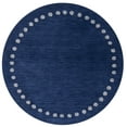 thumbnail image 1 of SAFAVIEH Kids Dotted Border Area Rug, Navy, 3' x 3' Round, 1 of 8