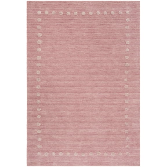 SAFAVIEH Kids Dotted Border Area Rug, Pink, 2' x 3'
