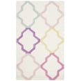 thumbnail image 1 of SAFAVIEH Kids Jaxon Colorful Geometric Wool Area Rug, Ivory/Multi, 3' x 5', 1 of 6