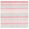 thumbnail image 1 of SAFAVIEH Kids Dots Gradient Striped Area Rug, Light Blue/Pink, 5' x 5' Square, 1 of 8