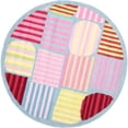 thumbnail image 1 of SAFAVIEH Kids Melany Geometric Striped Area Rug, Blue/Multi, 6' x 6' Round, 1 of 3