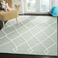 thumbnail image 1 of SAFAVIEH Kids Moroccan Wool Area Rug, Mint/Ivory, 6' x 9', 1 of 6