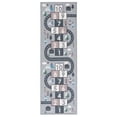 thumbnail image 1 of SAFAVIEH Kids Playhouse City Hopscotch Machine Washable Runner Rug, Grey/Pink, 2'2" x 6', 1 of 4