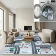 thumbnail image 1 of SAFAVIEH Kids Playhouse Ranch Crossroads Machine Washable Area Rug, Blue/Dark Grey, 7'9" x 10', 1 of 13