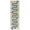 thumbnail image 1 of SAFAVIEH Kids Playhouse Windy Roads Machine Washable Runner Rug, Beige/Green, 2'2" x 8', 1 of 8
