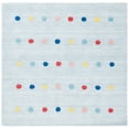 thumbnail image 1 of SAFAVIEH Kids Polka Dots Stripes Area Rug, Grey, 5' x 5' Square, 1 of 7