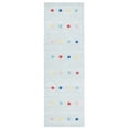 thumbnail image 1 of SAFAVIEH Kids Polka Dots Stripes Runner Rug, Grey, 2'6" x 8', 1 of 7