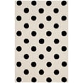 thumbnail image 1 of SAFAVIEH Kids Polka Dots Wool Area Rug, Ivory/Black, 3' x 5', 1 of 5