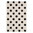 thumbnail image 1 of SAFAVIEH Kids Polka Dots Wool Runner Rug, Ivory/Black, 2'6" x 8', 1 of 3