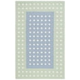 thumbnail image 1 of SAFAVIEH Kids Polka Dotted Borders Area Rug, Blue/Green, 5' x 8', 1 of 11