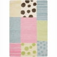 thumbnail image 1 of SAFAVIEH Kids Roxanne Geometric Shapes Area Rug, Blue/Pink, 7' x 7' Square, 1 of 4