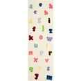 thumbnail image 1 of SAFAVIEH Kids Ryker Alphabet Runner Rug, Ivory/Multi, 2'3" x 7', 1 of 2