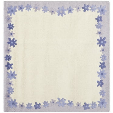 SAFAVIEH Kids SFK357A Handmade Ivory / Lavender Rug