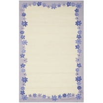 SAFAVIEH Kids [TODO] Area Rug, Ivory/Lavender, 5' x 8'