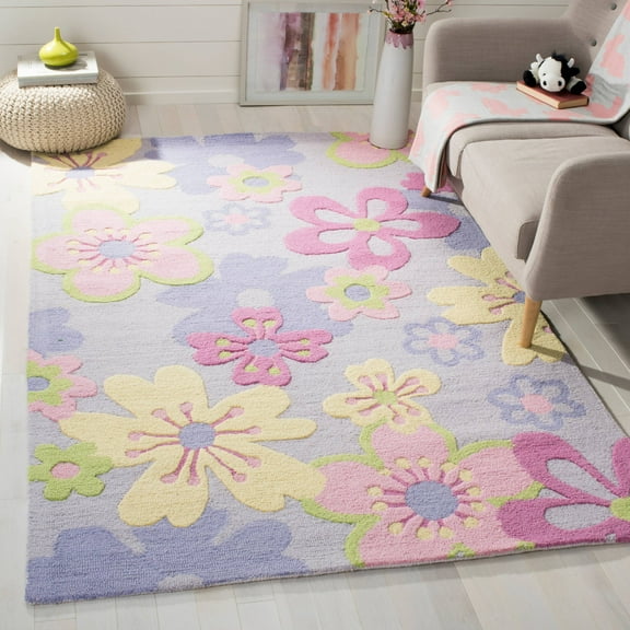 SAFAVIEH Kids Summer Floral Area Rug, Multi, 4' x 6'