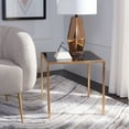 thumbnail image 1 of SAFAVIEH Kiley Gold Leaf Mirror Top Accent Table Gold / Black, 1 of 7