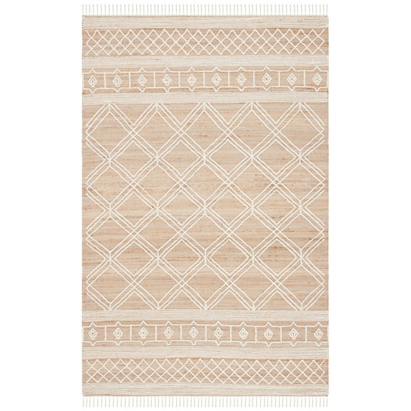 SAFAVIEH Kilim Abigail Geometric Area Rug, Natural/Ivory, 4' x 6'