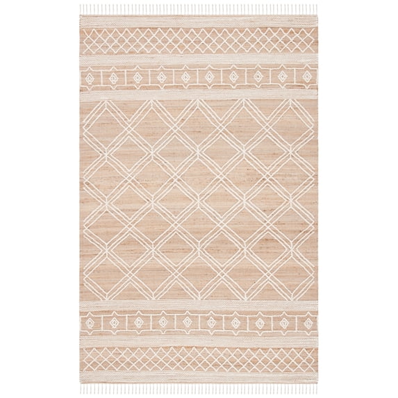 SAFAVIEH Kilim Abigail Geometric Runner Rug, Natural/Ivory, 2'3" x 9'
