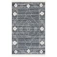 thumbnail image 1 of SAFAVIEH Kilim Adair Geometric Area Rug, Black/Ivory, 6' x 9', 1 of 8