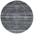 thumbnail image 1 of SAFAVIEH Kilim Adair Geometric Area Rug, Black/Ivory, 7' x 7' Round, 1 of 8