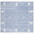 thumbnail image 1 of SAFAVIEH Kilim Adair Geometric Area Rug, Blue/Ivory, 7' x 7' Square, 1 of 8