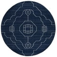 thumbnail image 1 of SAFAVIEH Kilim Adair Geometric Area Rug, Navy/Ivory, 7' x 7' Round, 1 of 8