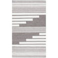 thumbnail image 1 of SAFAVIEH Kilim Adam Striped Polyester Area Rug, Ivory/Brown, 5' x 8', 1 of 9