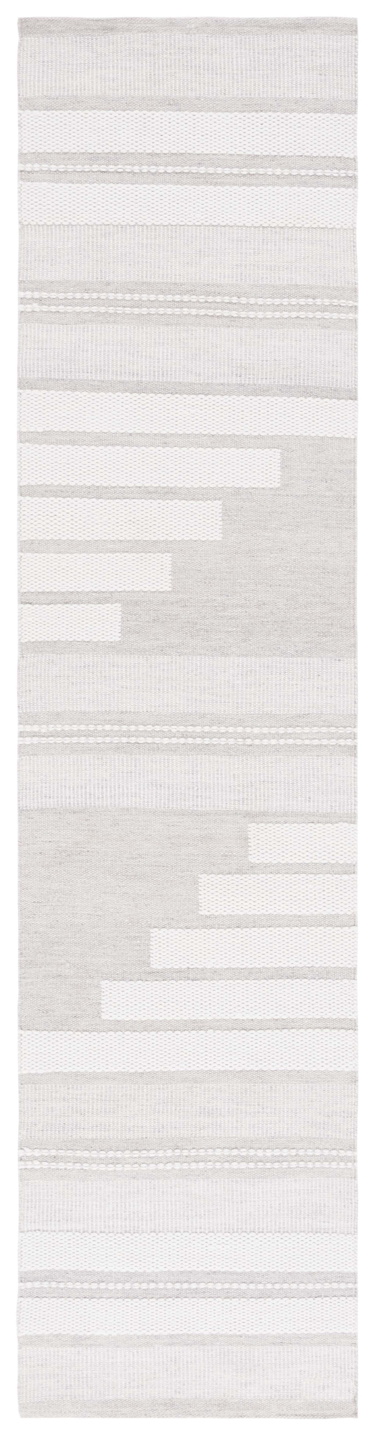 Safavieh Kilim Adam Striped Polyester Runner Rug, Ivory/Beige, 2'3" x 9'