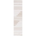 thumbnail image 1 of SAFAVIEH Kilim Adam Striped Polyester Runner Rug, Ivory/Tan, 2'3" x 9', 1 of 8