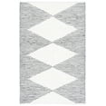 thumbnail image 1 of SAFAVIEH Kilim Adams Diamond Cotton Area Rug, Navy/Ivory, 4' x 6', 1 of 8